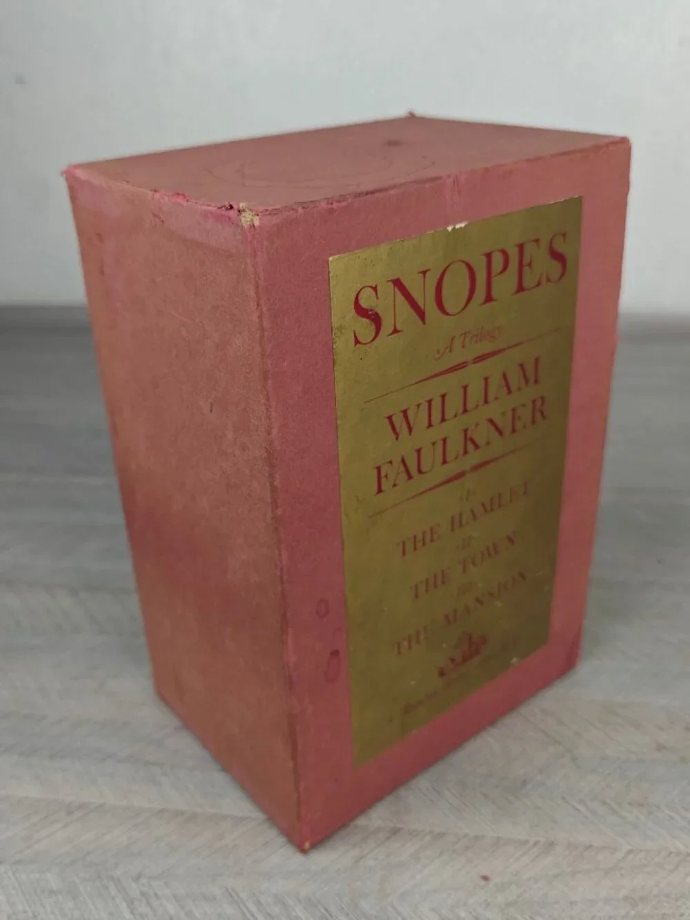 Snopes Trilogy William Faulkner Hardcover Set Third Edition 1964 Slipcase